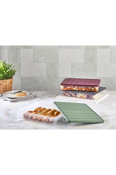 bimbambom Nora Slim Storage Container 2.5 Lt 4 Pieces