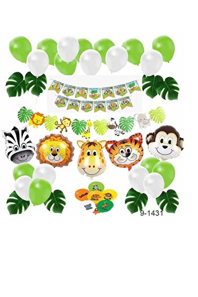 DÜVENCİ TİCARET Safari Parti Süslemeleri Set