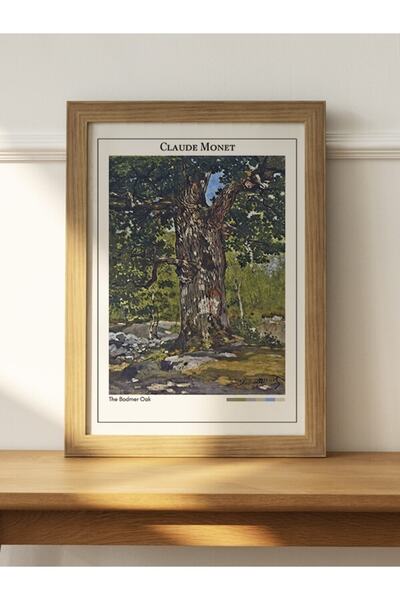 Mudi Store Claude Monet The Bodmer Oak Poster Çerçevesiz Sanatsal Ünlü Ressam...