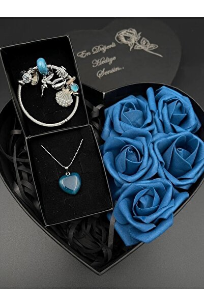 Masalsı Concept Bileklik Ve Doğal Taş Kolye Sevgiliye Eşe Arkadaşa Anneler Do...