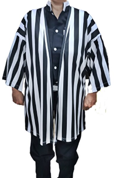 GALAXYBUTIQUE أوباناي ديمون سلاير كوسبلاي كيمونو أسود