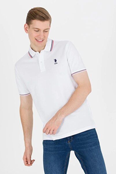 U.S. Polo Assn. Ανδρικό μπλουζάκι Polo Neck Basic