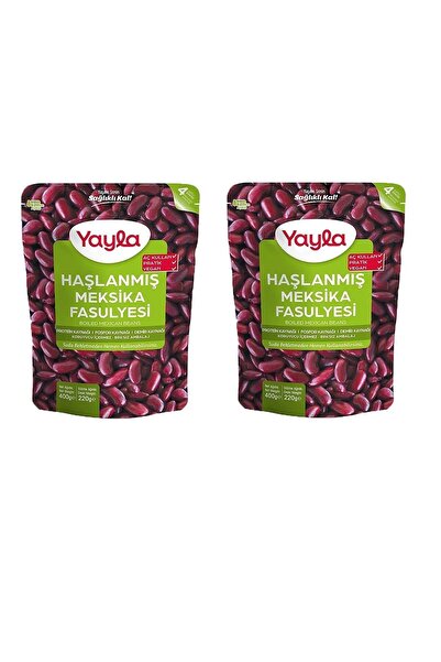 Yayla Haşlanmış Meksika Fasulyesi 400 Gr X 2 Adet