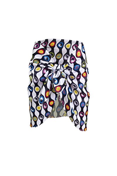 Bolder Hailey Emoji Pattern Short Pareo