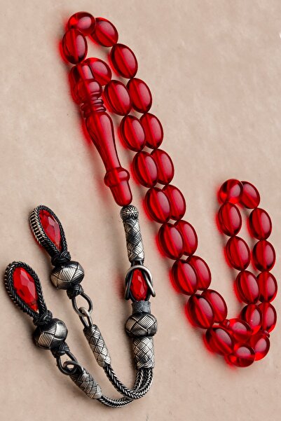 OTTOTESBİH Mărgele de rugăciune cu ciucuri de argint pentru bărbați