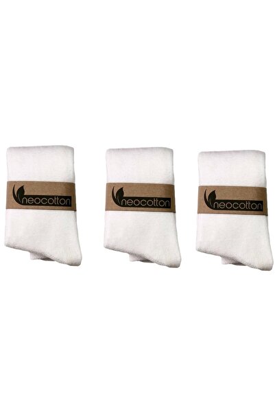 neocotton جوارب طويلة من القطن للأطفال مكونة من 3 قطع
