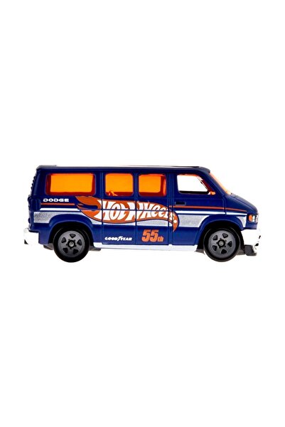 HOT WHEELS 1:64 Tekli Arabalar 2023 066/250 Hw 55 Race Team Dodge Van