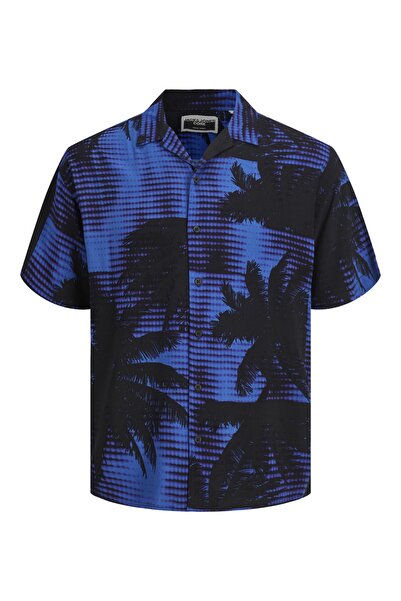 Jack & Jones Desenli Kısa Kollu Gömlek- Unnatural