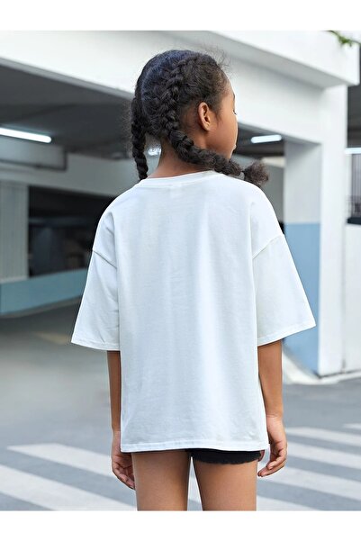 LePold White Outer Banks Printed Girls T-Shirt