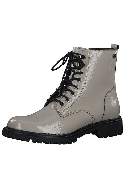 Tamaris Stiefelette - Beige - Blockabsatz