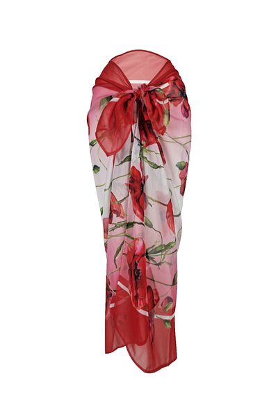 MANOTRES Poppy Chiffon Pareo