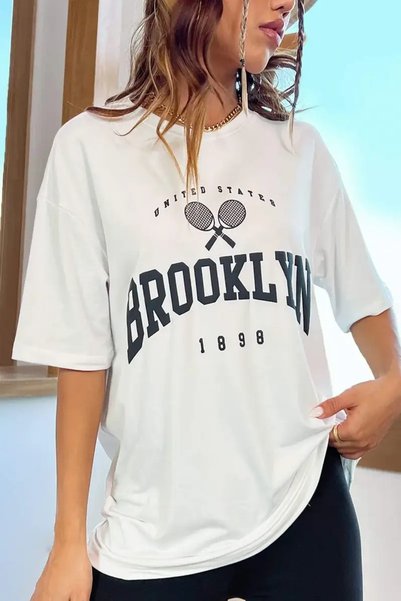 BYMEER Brooklyn 1898 Printed Oversize T-shirt