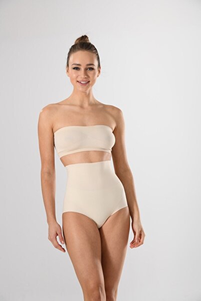 Miss Fit 14002 Γυναικείο δέρμα χωρίς ραφές, εξαιρετικά ψηλόμεσο, αντιολισθητικό σλιπ σιλικόνης πλεκτό χωρίς ραφή