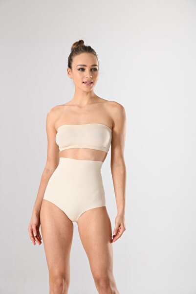 Miss Fit 14002 Γυναικείο δέρμα χωρίς ραφές, εξαιρετικά ψηλόμεσο, αντιολισθητικό σλιπ σιλικόνης πλεκτό χωρίς ραφή