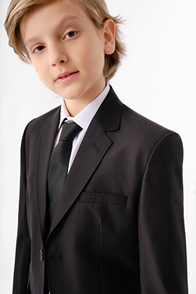Doctor junior Boy's Jacket Trousers Black Suit