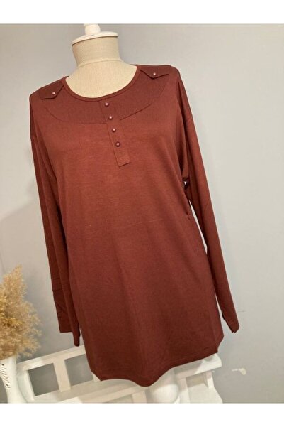 NAZ GİYİM Kadın Kristal Penye Likralı Anne Penye