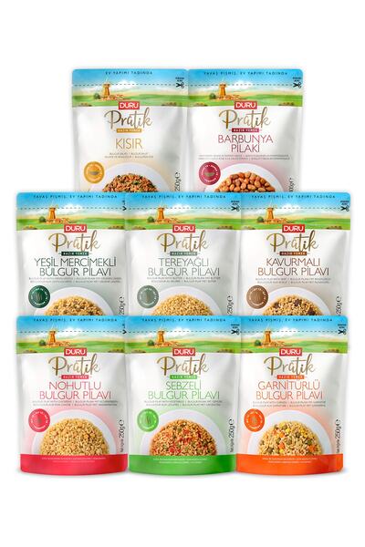 Duru Bulgur Duru Pratik Hazır Yemek Paketi 8'li