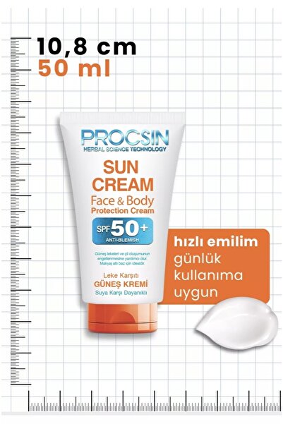 PROCSIN Güneş Kremi Yüz&vücut Spf50+ 50ml