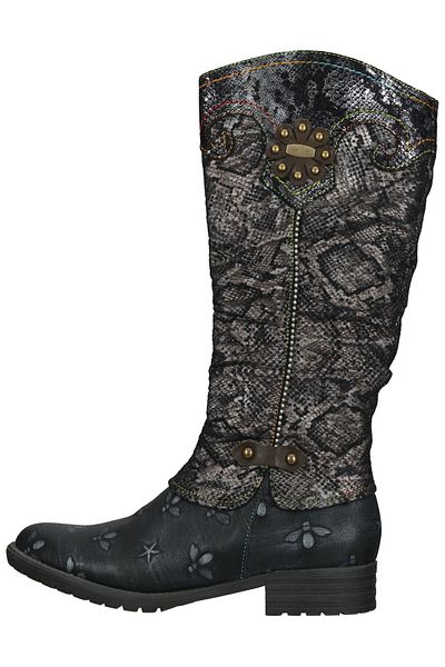 LAURA VITA Stiefel - Grau - Blockabsatz