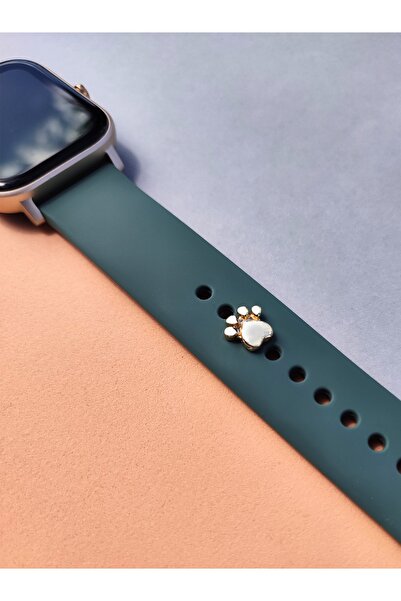 BP Tattoo Apple Watch Uyumlu Pati Figürlü Kordon Aksesuar Gold Charm