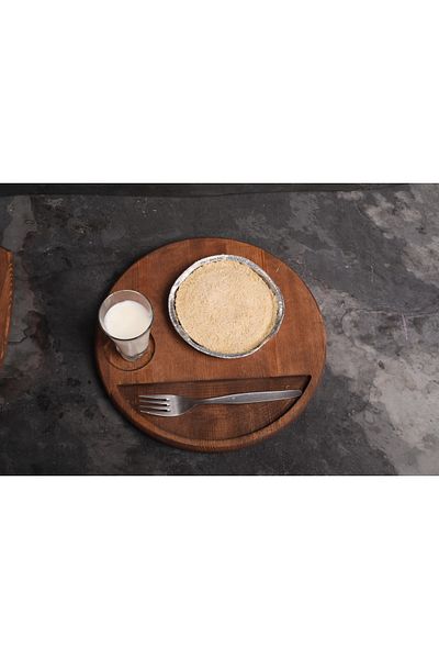 SAMMWOOD Wooden Kunefe Presentation Plate
