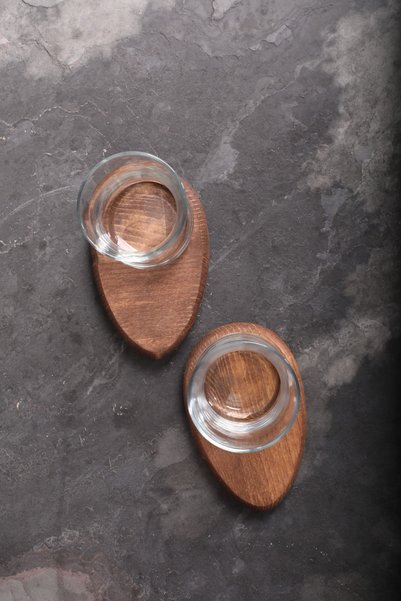 SAMMWOOD 6-Piece Egg Patterned Tea Cup Pad