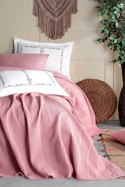 Elart Cotton Piqué Set Double 6 Pieces Marcia Gülkurosu