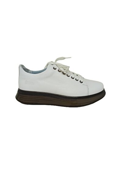 MARCOMEN Beyaz Deri Erkek Sneaker Ayakkabı