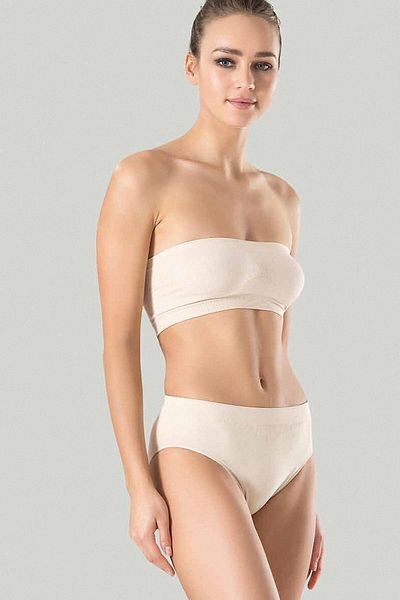Miss Fit 1007 Γυναικείο δέρμα χωρίς ραφές Push Up Slip πλεκτό χωρίς ίχνη