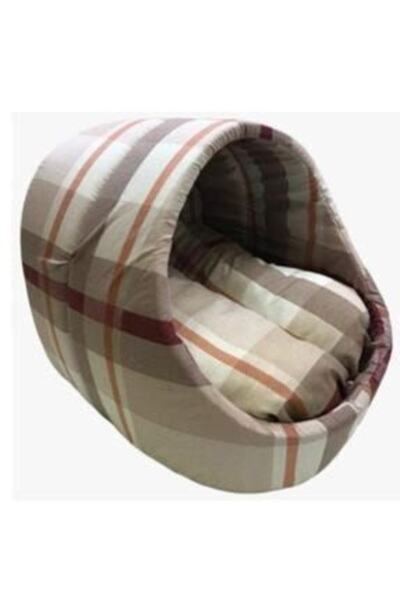 Cathause Desenli Kedi Köpek Yatağı Yuvası