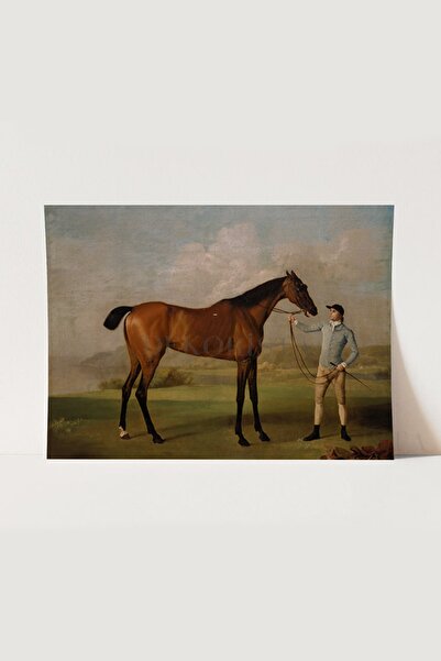 HOME DEKORİSTA Vintage Atlı Poster,galeri Duvarı Sanatsal Baskı