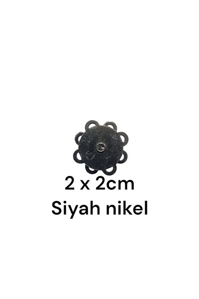 erdoğan hobi Magnetic Bag Magnet Sewn - 1 Piece Black Nickel Bag Wallet Closure with Wallet Magnet Sewn