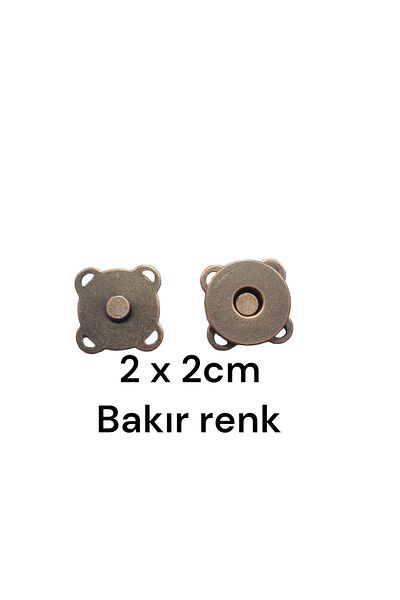 erdoğan hobi Magnetic Bag Magnet with Strut - 1 Piece Copper Color Bag Wallet Closure with Wallet Magnet