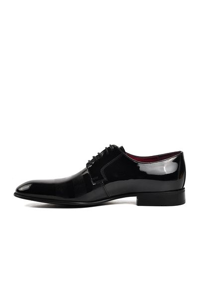 Pierre Loti 9642 Black Patent Leather Inside and Outside Genuine Leather Men's Classic Shoes