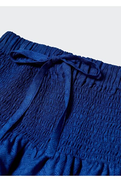 Mango Teen Blue Plus Size Pantaloni scurți și Bermude pentru copii