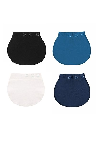 Pimobile Pantaloni de maternitate Extensor de talie-extensor de pantaloni pentru femei Albastru-negru-alb-birou 4 culori