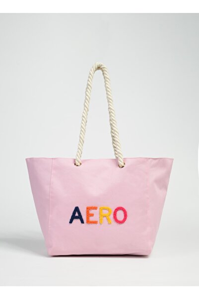 Aeropostale Pembe Kadın 50x28x15 Plaj Çantası Punch-acıre