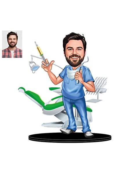 3D Hediye Dünyası Kişiye Özel Diş Hekimi Doktor Hediyesi