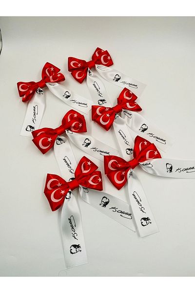 EBMER 6 Pieces of Turkey and Flaged 23 April 29 October 19 May 30 August Eid Buckles Automatic Buckle 6 Pieces