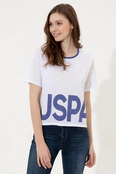 U.S. Polo Assn. Tricou de damă cu gât crew