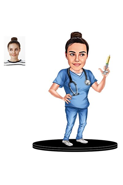 3D Hediye Dünyası Hemşire Hediyesi Doğum Günü