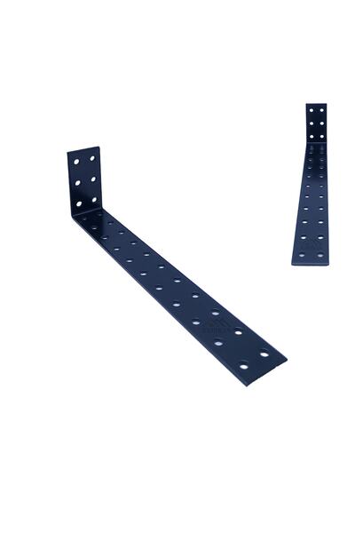 Yapıkan Siyah Deprem Güvenliği Dolap Sabitleme Aparatı Seti 30x60x220mm - L Demir Gönye Köşe Birleştirme