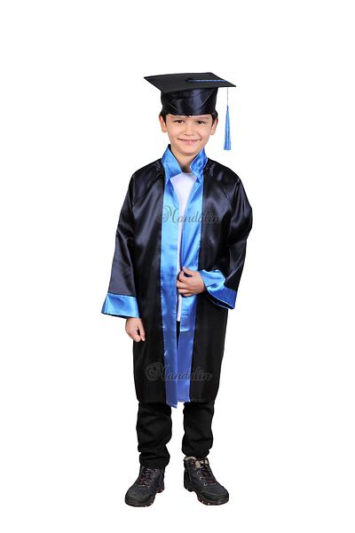 Mandalin Consept Graduation Cube Primary School Navy Blue
