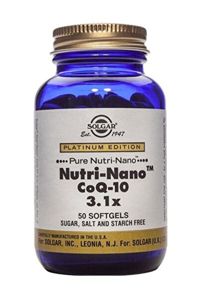Solgar Nutri-Nano Coq-10 3.1X 50 Capsules