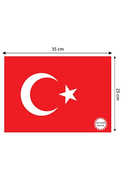 Genel Markalar Mini Party Store 10'lu Türk Bayrağı Flama 25*35