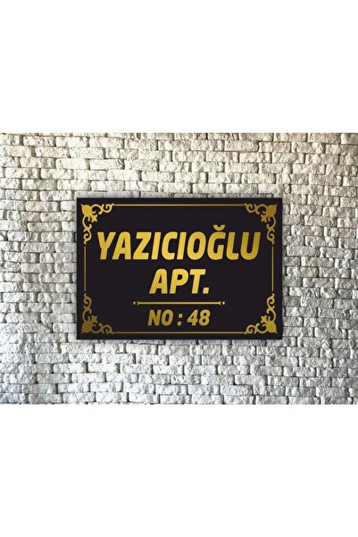 Printhome Apartman Isimliği- Apartman Tabelası Apt-9
