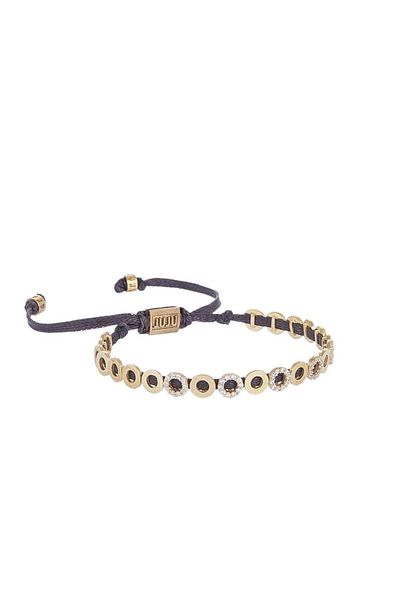 Juju Bronze Mini Circle Bracelet With Stones