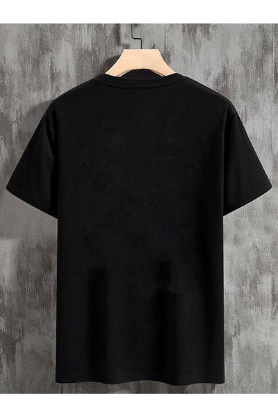 DEEPSENCE Men's Oversize T-shirt Street King Helmet Black
