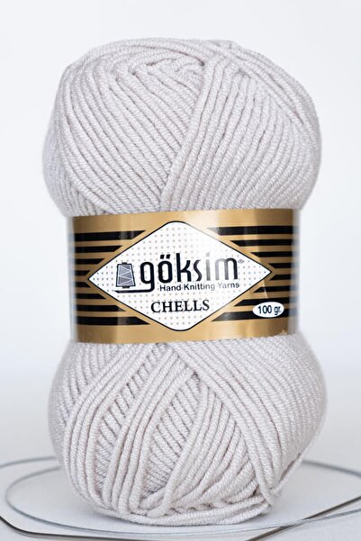 LaVita Yarn خيوط تاكا للحياكة اليدوية من تشيلز (9797-رمادي)