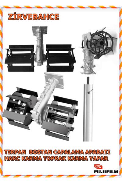 Zirve Tırpan Capalama Aparati Fasulye Bostan Için 26-9 Diş